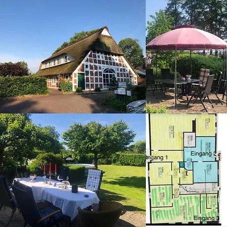Altes Landhaus Oste, Appartement- Hotel Mit Kamin, Sommer Pool
